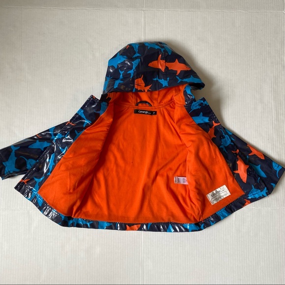 George kids blue orange shark raincoat
- 2T - Picture 8 of 15